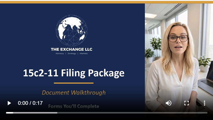 15c2-11 Filing Package Walkthrough